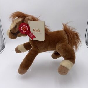 Wells Fargo 2012 Legendary Plush Pony Mack 14" Brown Tags "160 Years of Service"